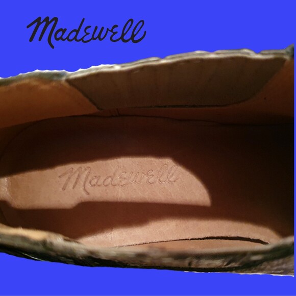 Madewell Snake Print Ankle Boots - Picture 3 of 10